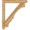 Ekena Millwork Balboa Arts & Crafts Rough Sawn Bracket, Western Red Cedar, 4"W x 36"D x 42"H BKT04X36X42BOA03RWR - alternate 2